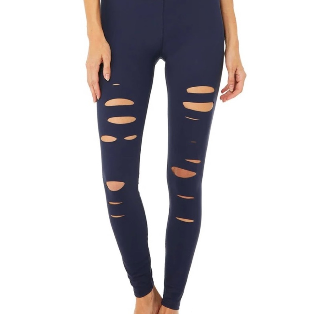 All High Waisted Ripped Warrior Leggings
